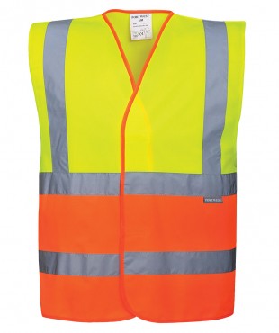 C481 ΔΙΧΡΩΜΟ ΓΙΛΕΚΟ ΑΝΤΑΝΑΚΛΑΣΤΙΚΟ-TWO TONE HI VIS VEST
