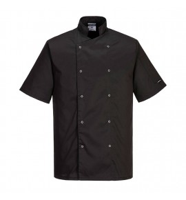 PORTWEST Stud Chef Jacket Short Sleeved