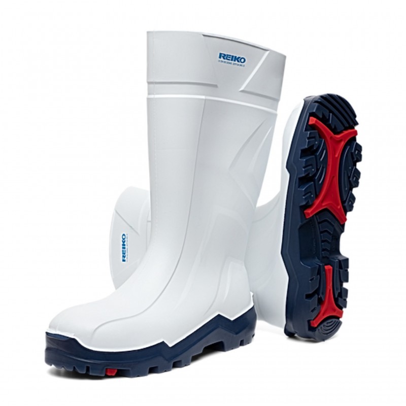 96043 PU-BOOTS SAFETY-ΓΑΛΟΤΣΕΣ ΓΟΝΑΤΟΣ ΑΣΠΡΕΣ Νο43