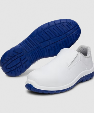 95038 - ΠΑΠΟΥΤΣΙ ΑΣΦΑΛΕΙΑΣ SLIPPER LOW SAFETY ΛΕΥΚΟ ΜΕ ΣΙΔΕΡΟ