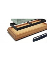 RW006-ΔΙΠΛΗ ΠΕΤΡΑ ΓΙΑ ΑΚΟΝΙΣΜΑ- DOUBLE SIDED SHARPENING STONE WOODEN HOLDER 400/1000