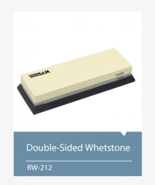 RW212-B - BIG SIZE - DOUBLE SIDED SHARPENING STONE - ΚΙΤΡΙΝΟ/ΓΚΡΙ