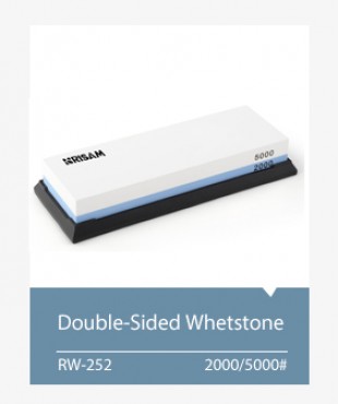 RW252-B ΠΕΤΡΑ ΓΙΑ ΜΑΧΑΙΡΙΑ ΥΨΗΛΗΣ ΣΚΛΗΡΟΤΗΤΑΣ - BIG SIZE - DOUBLE SIDED SHARPENING STONE -ΛΕΥΚΟ /ΜΠΛΕ