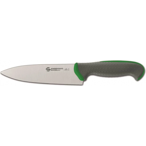 TC49016G-ΜΑΧΑΙΡΙ ΣΕΦ ΙΣΙΟ ΓΚΡΙ/ΠΡΑΣΙΝΗ ΛΑΒΗ-TECNA CHEF KNIFE 16CM GREEN