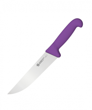 SM09020P MAXAIΡΙ ΚΡΕΑΤΟΣ ΦΑΡΔΥ ΜΩΒ ΛΑΒΗ 20CM - BUTCER KNIFE 20CM PURPLE