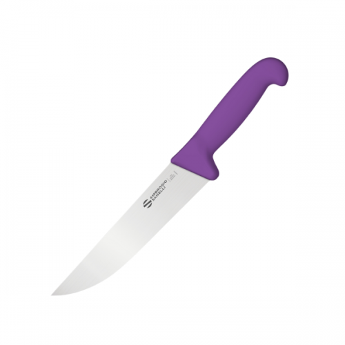 SM09020P MAXAIΡΙ ΚΡΕΑΤΟΣ ΦΑΡΔΥ ΜΩΒ ΛΑΒΗ 20CM - BUTCER KNIFE 20CM PURPLE