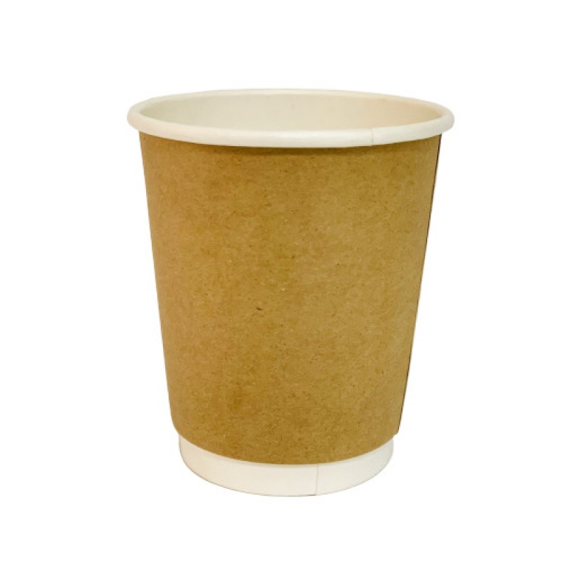 ΠΟΤΗΡΙ ΔΙΠΛΟΤΟΙΧΟ 8oz ΜΑΥΡΟ/ΚΡΑΦΤ (20Χ25ΤΕΜ)