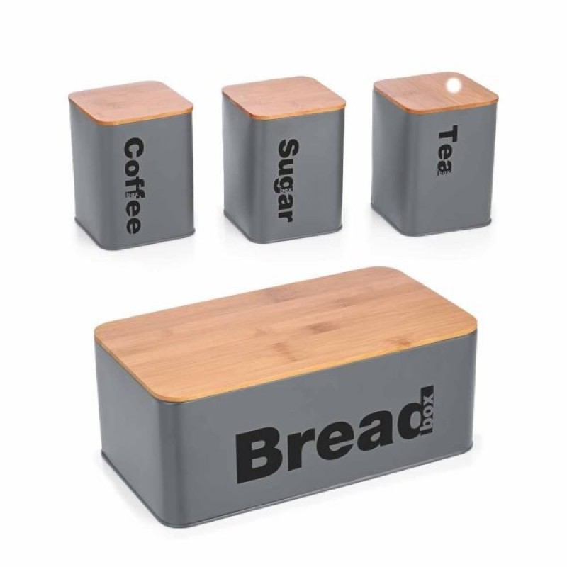 ΑΡΤΟΘΗΚΗ + ΔΟΧΕΙΟ ΒΑΜΒΟΟ ΣΕΤ 4 ΤΕΜ