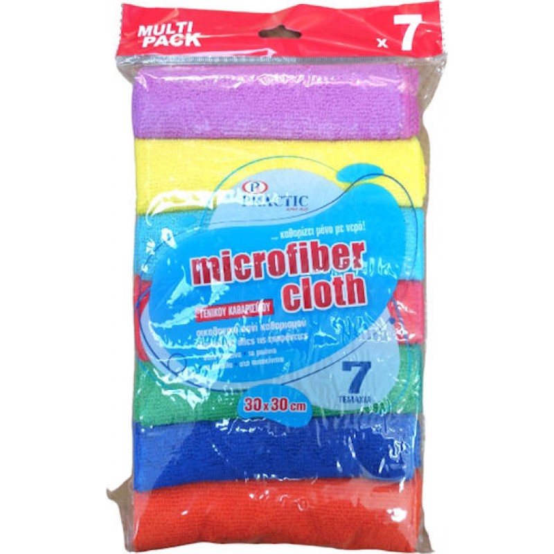ΠΑΝΑΚΙΑ MICROFIBER ΣΕΤ 7ΤΜΧ (30Χ30)