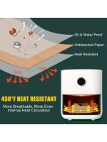 ΑΝΤΙΚΟΛΛΗΤΙΚΟ ΧΑΡΤΙ ΨΗΣΙΜΑΤΟΣ ΤΕΤΡΑΓΩΝΟ VC2812 20x4.5cm 50 ΤΜΧ ΚΑΤΑΛΛΗΛO ΓΙΑ ΦΡΙΤΕΖΑ ΑΕΡΟΣ AIRFRYER