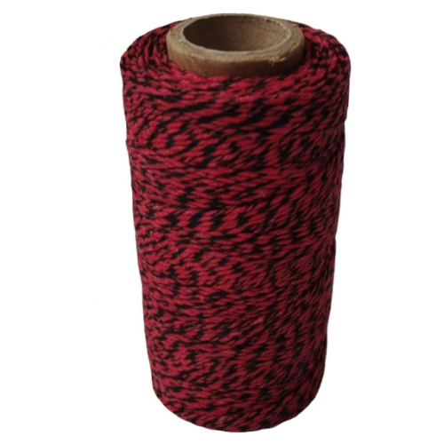 ΣΠΑΓΓΟΣ RED-BLACK 140M - ΨΙΛΟΣ