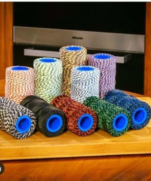 ΣΠΑΓΓΟΣ ΓΥΑΛΙΣΤΕΡΟΣ  ΒΑΜΒ. ΑΣΠΡΟ-ΜΑΥΡΟ 100Μ ΧΟΝΔΡΟΣ