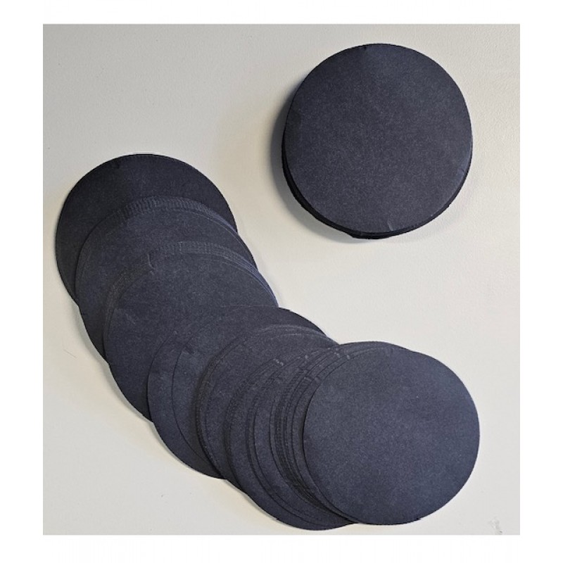 ΧΑΡΤΙ ΜΠΙΦΤ/ΜΗΧΑΝΗΣ D100MM ΜΑΥΡΟ ΣΤΡΟΓΓΥΛΟ