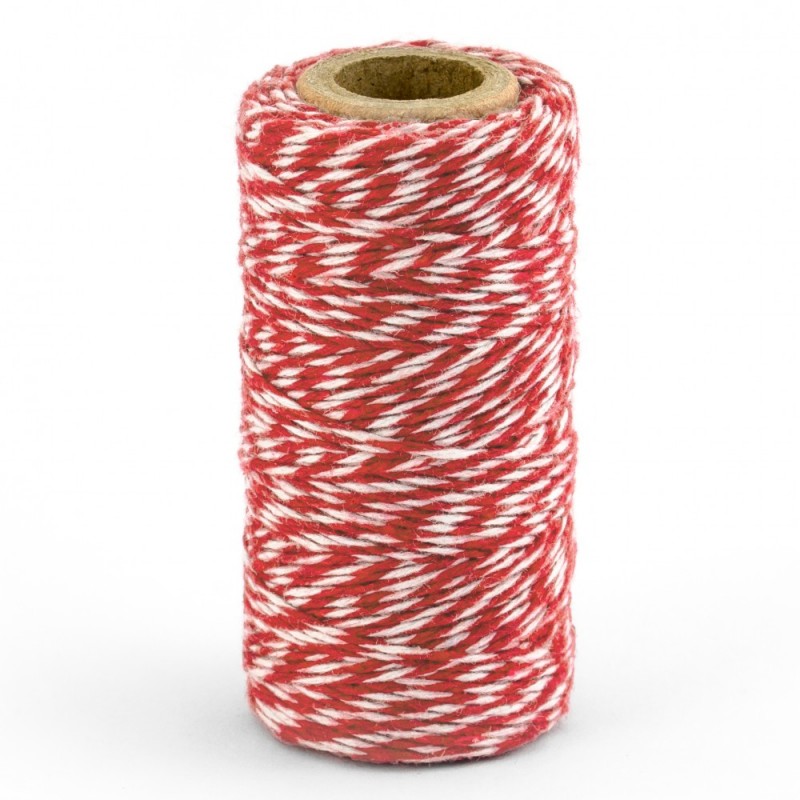 ΣΠΑΓΓΟΣ RED-WHITE 140M - ΨΙΛΟΣ