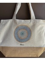 3137 Β - SYDNEY ΤΣΑΝΤΑ ΑΓΟΡΑΣ JUTE-COTTON ΜΑΤΙ ΧΡΥΣΟ