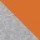 grey melange/orange