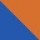 royal blue/orange