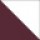 oxblood/white