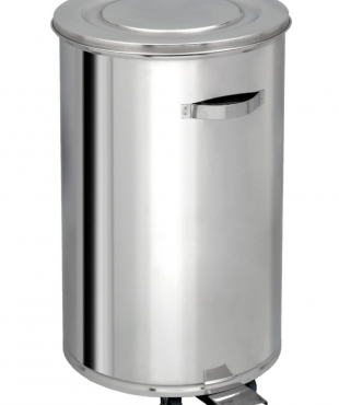 ΚΑΔΟΣ ΑΠΟΡΡΙΜΑΤΩΝ ΤΡΟΧΗΛΑΤΟΣ 70L ΙΝΟΧ