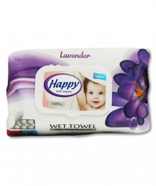HAPPY WET WIPES FAMILLY PACK 100 ΤΕΜΑΧΙΩΝ