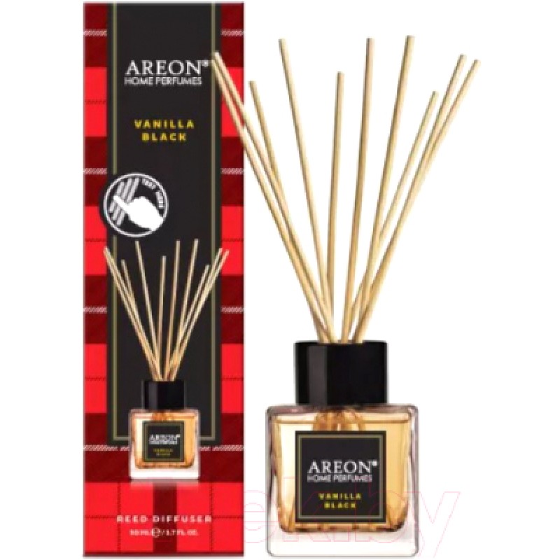 AREON HOME PERFUMES VANILLA BLACK 50ML STICKS