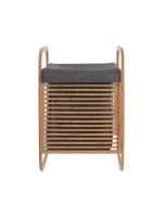 ΚΑΛΑΘΙ ΑΠΛΥΤΩΝ BAMBOO ESSENTIALS ΜΕ ΘΗΚΗ ΠΟΛΥΕΣΤΕΡΑ 40x35x60.5cm