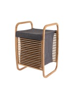 ΚΑΛΑΘΙ ΑΠΛΥΤΩΝ BAMBOO ESSENTIALS ΜΕ ΘΗΚΗ ΠΟΛΥΕΣΤΕΡΑ 40x35x60.5cm