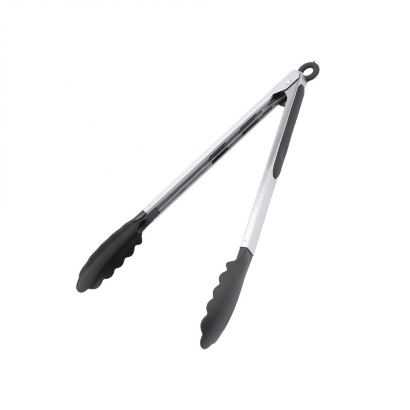 40775 TONG5510 ΛΑΒΙΔΑ INOX ΣΙΛΙΚΟΝΗΣ ΜΑΥΡΗ 24CM