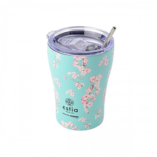 ΘΕΡΜΟΣ COFFEE MUG SAVE THE AEGEAN 350ml BLOSSOM GREEN