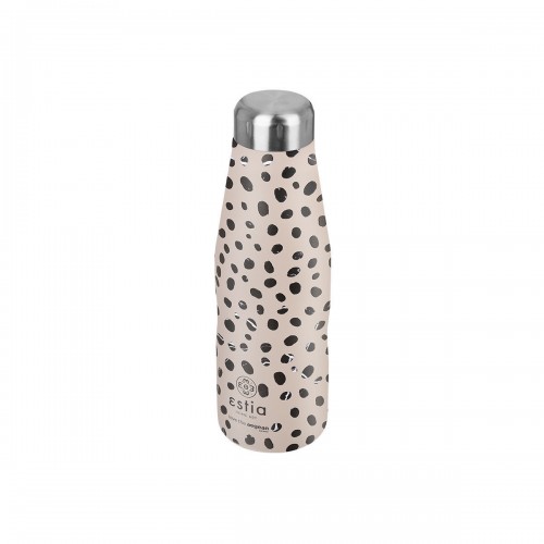 ΘΕΡΜΟΣ TRAVEL FLASK SAVE THE AEGEAN 500ml LEOPARD TAUPE