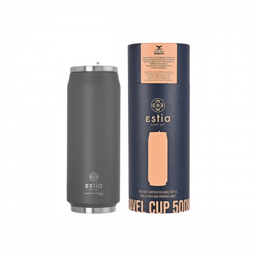 ΘΕΡΜΟΣ TRAVEL CUP SAVE THE AEGEAN 500ml FJORD GREY