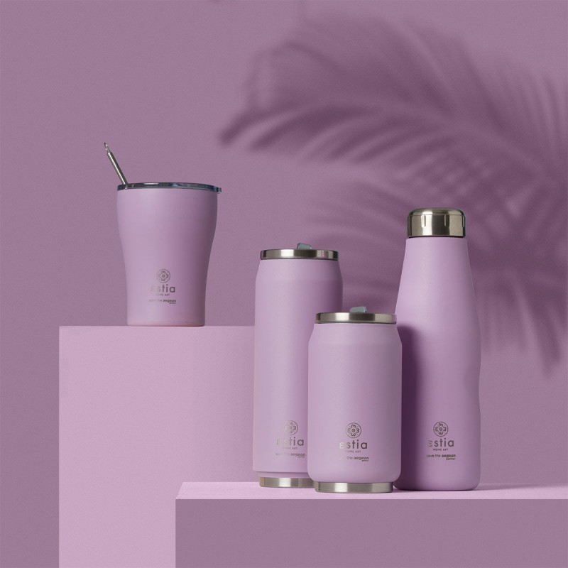ΘΕΡΜΟΣ TRAVEL CUP SAVE THE AEGEAN 500ml LAVENDER PURPLE