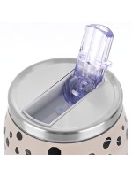 ΘΕΡΜΟΣ TRAVEL CUP SAVE THE AEGEAN 500ml LEOPARD TAUPE