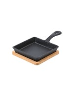 ΤΗΓΑΝΙ ΣΕΡΒΙΡΙΣΜΑΤΟΣ IRON SERIES ΜΑΝΤΑΜΕΝΙΟ ΜΕ ΒΑΣΗ BAMBOO 14CM