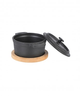 ΚΑΤΣΑΡΟΛΑΚΙ ΣΕΡΒΙΡΙΣΜΑΤΟΣ IRON SERIES ΜΑΝΤΑΜΕΝΙΟ ΜΕ ΒΑΣΗ BAMBOO 10CM