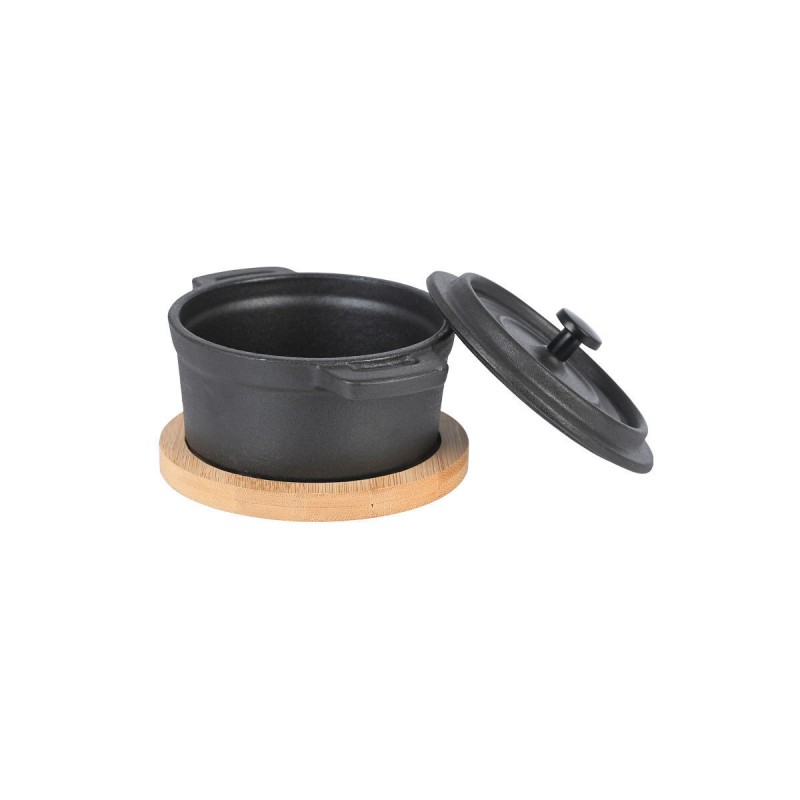 ΚΑΤΣΑΡΟΛΑΚΙ ΣΕΡΒΙΡΙΣΜΑΤΟΣ IRON SERIES ΜΑΝΤΑΜΕΝΙΟ ΜΕ ΒΑΣΗ BAMBOO 10CM