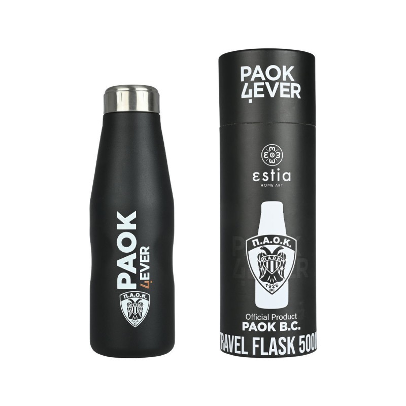 ΘΕΡΜΟΣ TRAVEL FLASK PAOK BC EDITION 500ml ΘΕΡΜΟΣ TRAVEL FLASK PAOK BC EDITION 500ml