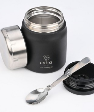 ΘΕΡΜΟΣ LUNCH POT SAVE THE AEGEAN 0.5lt MIDNIGHT BLACK