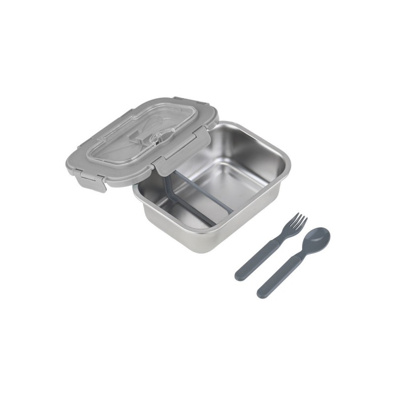 ΦΑΓΗΤΟΔΟΧΕΙΟ ΑΝΟΞΕΙΔΩΤΟ 1200ML ME ΚΟΥΤΑΛΙ ΚΑΙ ΠΙΡΟΥΝΙ