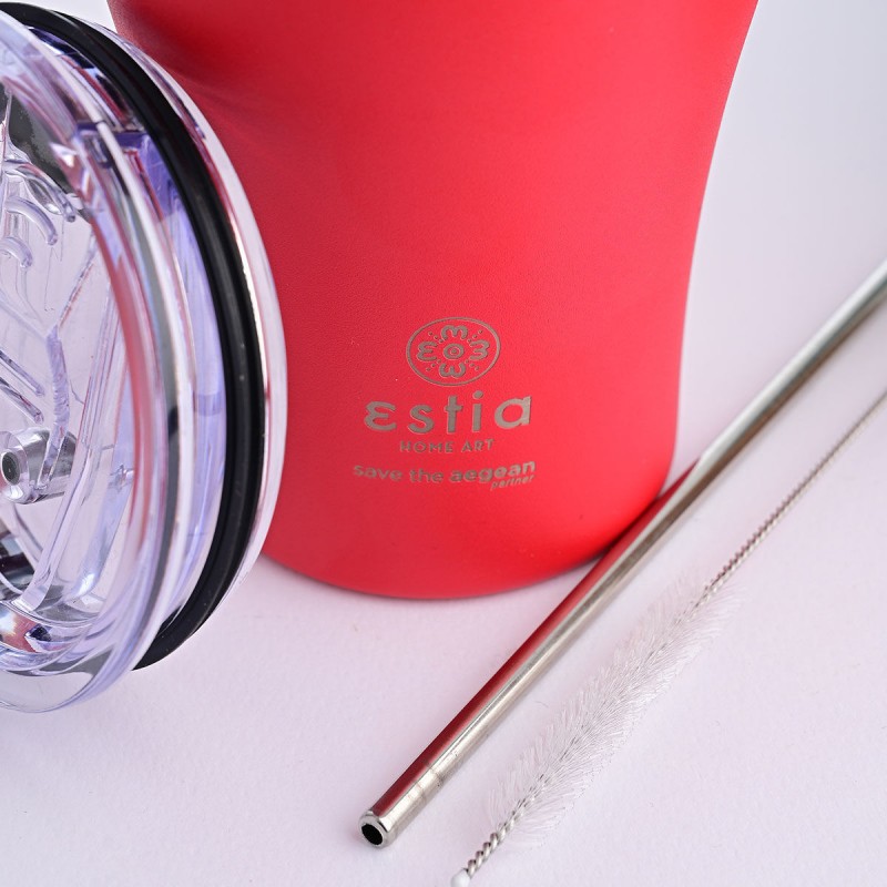 ΘΕΡΜΟΣ COFFEE MUG SAVE THE AEGEAN 350ml SCARLET RED