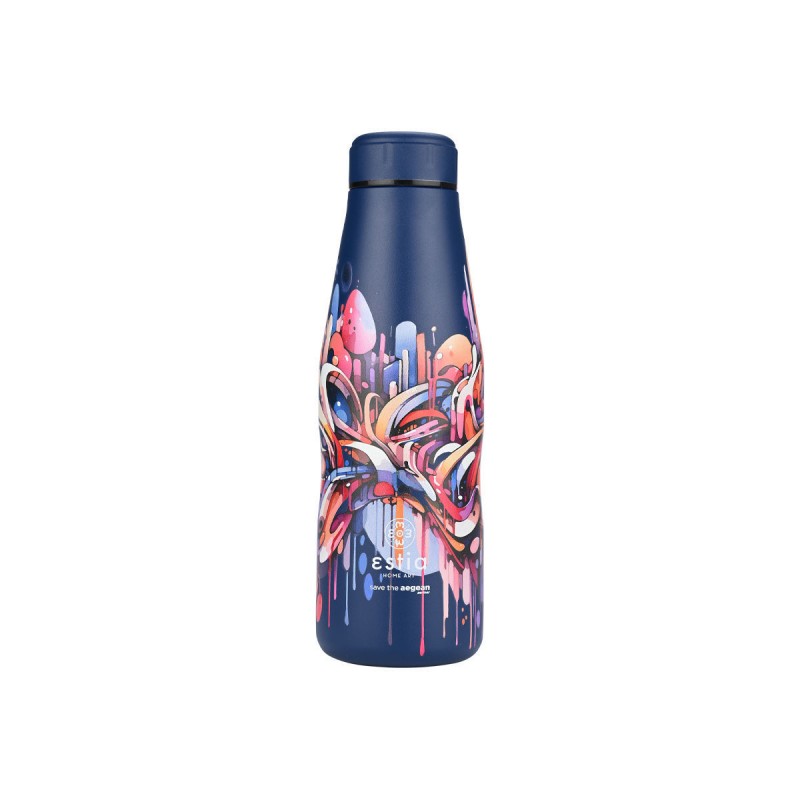 ΘΕΡΜΟΣ TRAVEL FLASK SAVE THE AEGEAN 500ml VIBRANT VORTEX