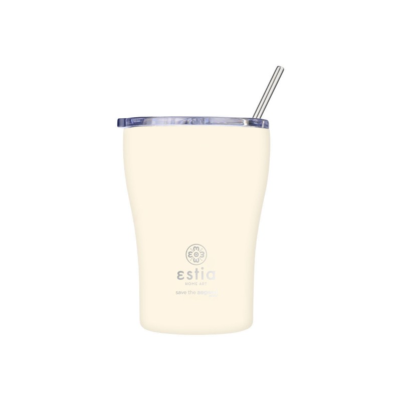 ΘΕΡΜΟΣ COFFEE MUG SAVE THE AEGEAN 350ml LILY WHITE