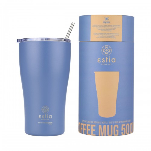 ΘΕΡΜΟΣ COFFEE MUG SAVE THE AEGEAN 500ml DENIM BLUE
