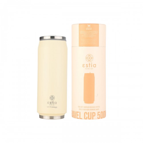 ΘΕΡΜΟΣ TRAVEL CUP SAVE THE AEGEAN 500ml LILY WHITE