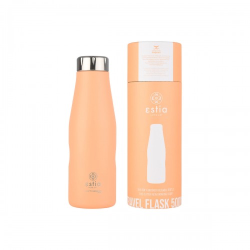 ΘΕΡΜΟΣ TRAVEL FLASK SAVE THE AEGEAN 500ml PEACH FUZZ