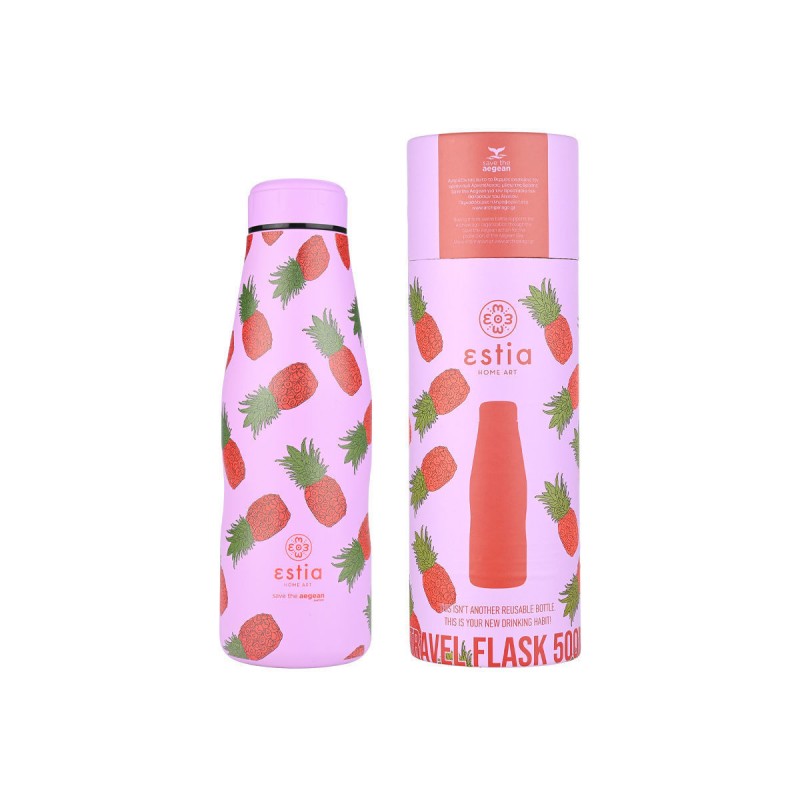 ΘΕΡΜΟΣ TRAVEL FLASK SAVE THE AEGEAN 500ml TROPIC TANGO