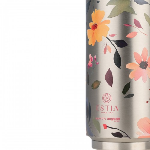 ΘΕΡΜΟΣ TRAVEL CUP SAVE THE AEGEAN 500ml SILVER BOTANIC