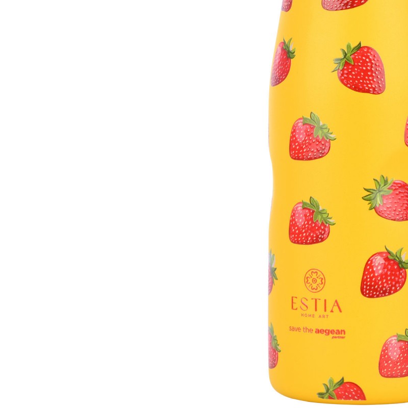 ΘΕΡΜΟΣ TRAVEL FLASK SAVE THE AEGEAN 500ml BERRY BRIGHT
