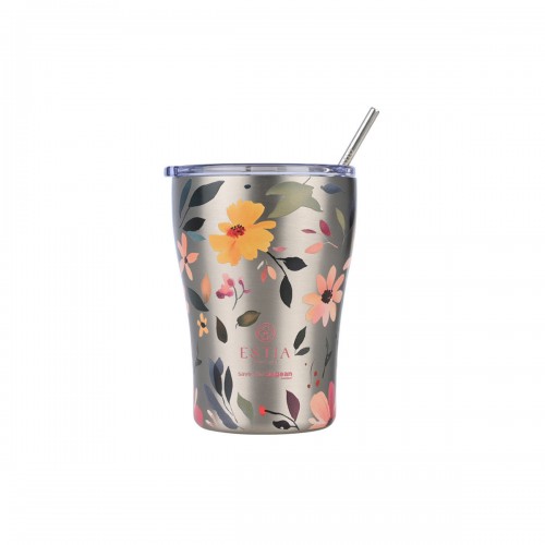 ΘΕΡΜΟΣ COFFEE MUG SAVE THE AEGEAN 350ml SILVER BOTANIC