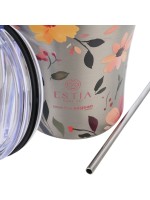 ΘΕΡΜΟΣ COFFEE MUG SAVE THE AEGEAN 350ml SILVER BOTANIC